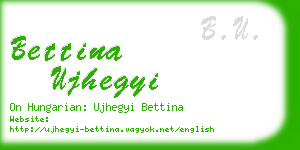 bettina ujhegyi business card